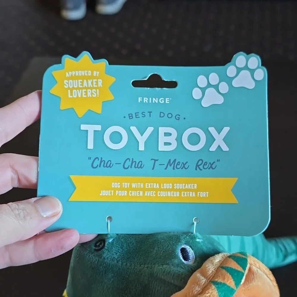 Fringe T-Rex Dog Toy‎ NWT